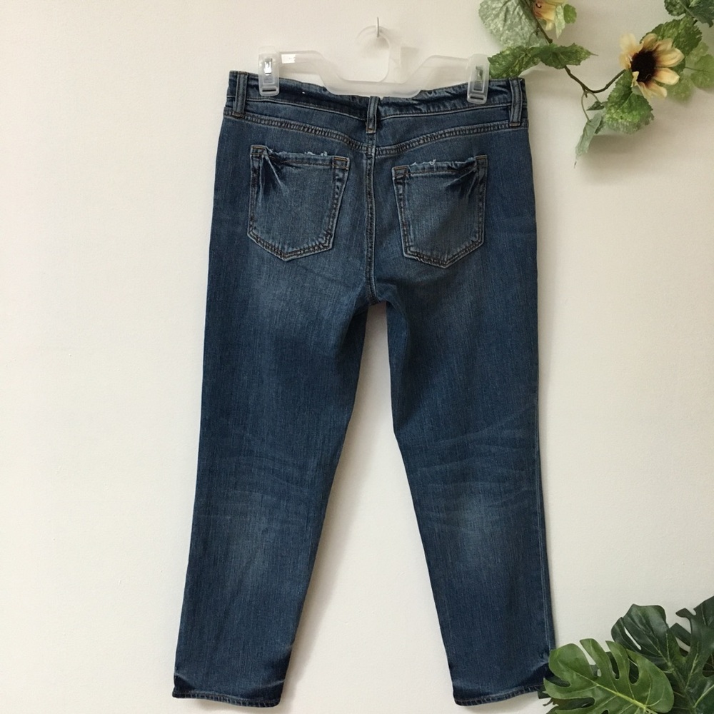 Loft Button Fly Colorblock Jeans - Picture 6 of 6